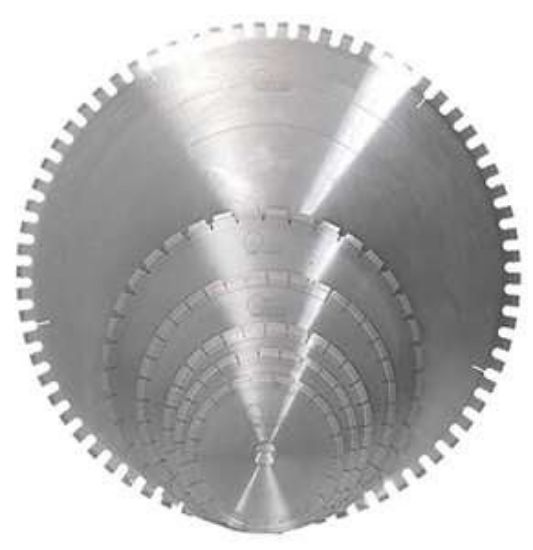Bild von Diamantsägeblätter für Granit (250mm bis 800mm) für Brückensäge